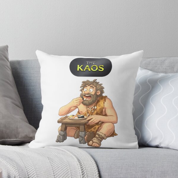 Item preview, Caveman Eating Sushi Graphic Illustration for The Kaos designed and sold by blacK1982White.