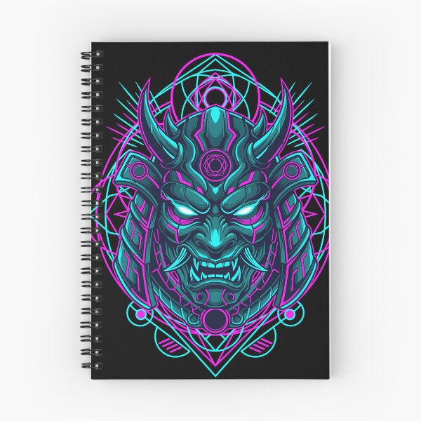 Item preview, Robotic Samurai Oni Mask Mandala Design designed and sold by Ranpict.