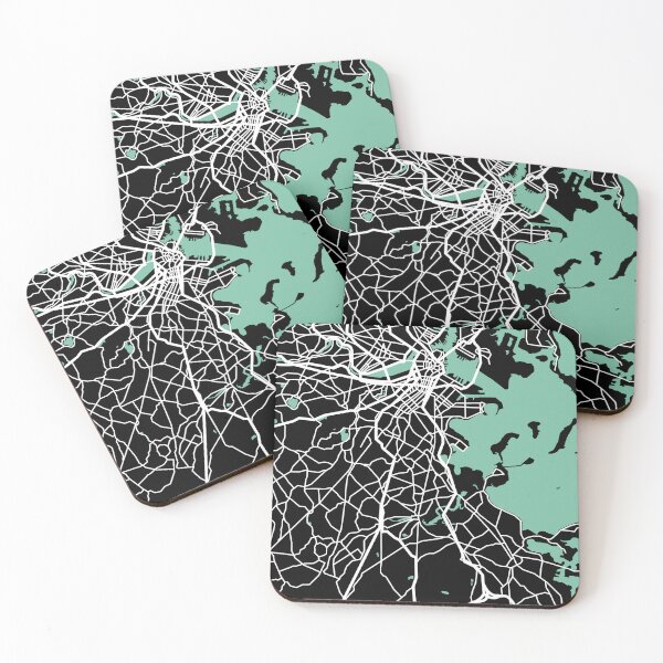 Item preview, Boston Map Massachusetts USA designed and sold by MapsByLeo.