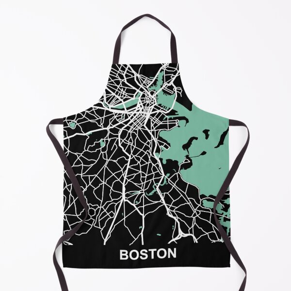 Item preview, Boston Map Massachusetts USA designed and sold by MapsByLeo.
