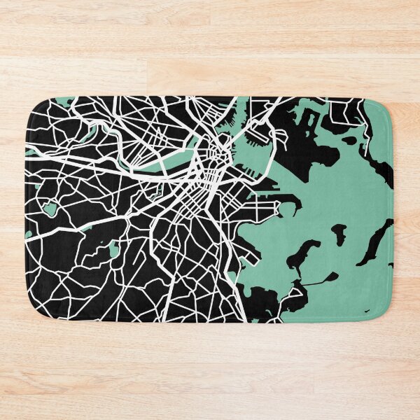 Item preview, Boston Map Massachusetts USA designed and sold by MapsByLeo.