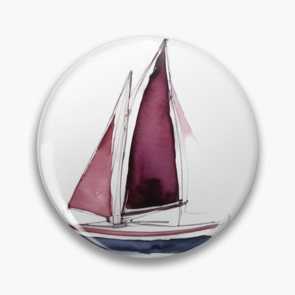 Artikelvorschau, Sailboat - Soft Watercolor entworfen und verkauft von Hidamari's SHOP.