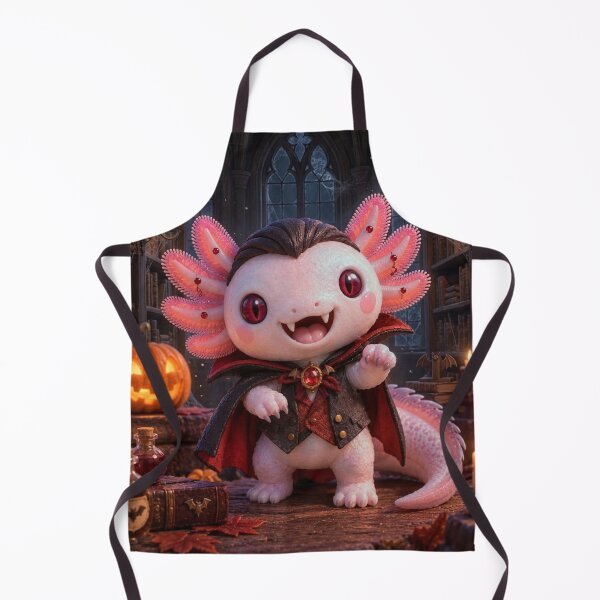 Item preview, Kawaii vampire axolotl – Fantasy creature designed and sold by Axokris.