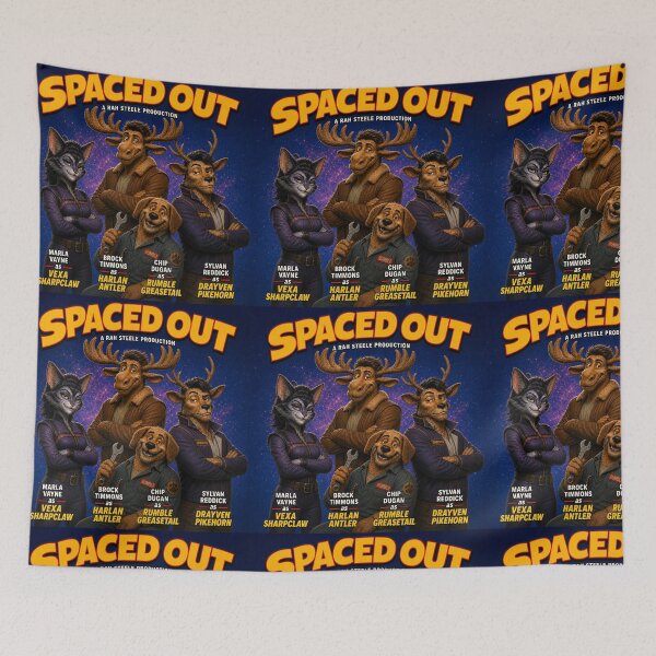 Item preview, Spaced Out, “The Antler Gang, A Rah Steele Production designed and sold by Stacey Lazarus.