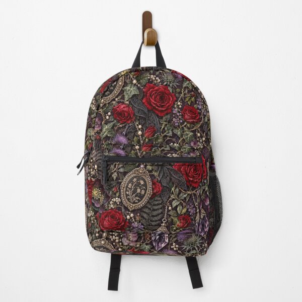 Item preview, Dark Academia - Victorian Funeral Cabinet Gothic Floral Pattern designed and sold by Lichtisign.