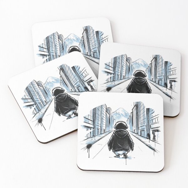 Item preview, Penguin Walking Away From the Noise designed and sold by YesterdayTodayTomorrow.
