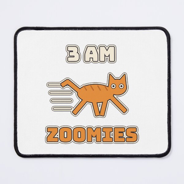 Item preview, 3 AM Zoomies Funny Chaotic Cat designed and sold by WildEmberGoods.