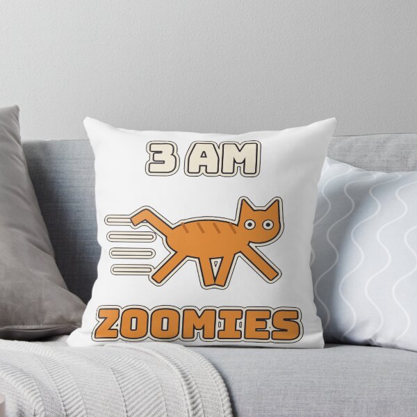 Item preview, 3 AM Zoomies Funny Chaotic Cat designed and sold by WildEmberGoods.