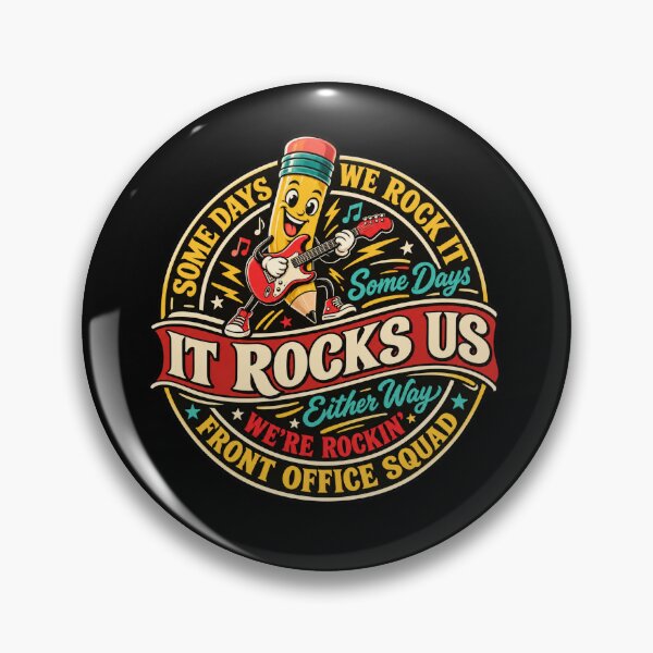 Item preview, Some Days We Rock It Front Office Squad Pencil Guitar designed and sold by haitrieuic96.