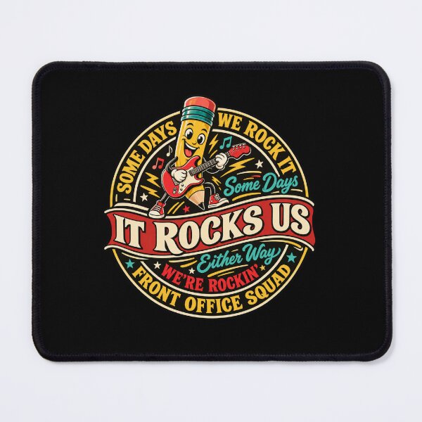 Item preview, Some Days We Rock It Front Office Squad Pencil Guitar designed and sold by haitrieuic96.