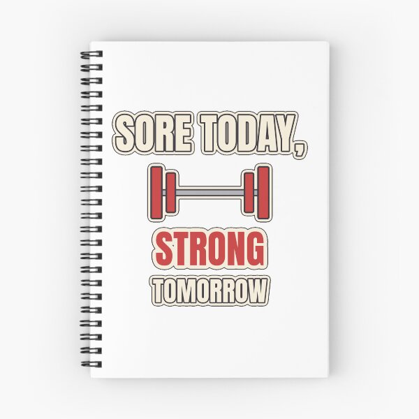 Item preview, Sore Today Strong Tomorrow Gym Motivation designed and sold by WildEmberGoods.