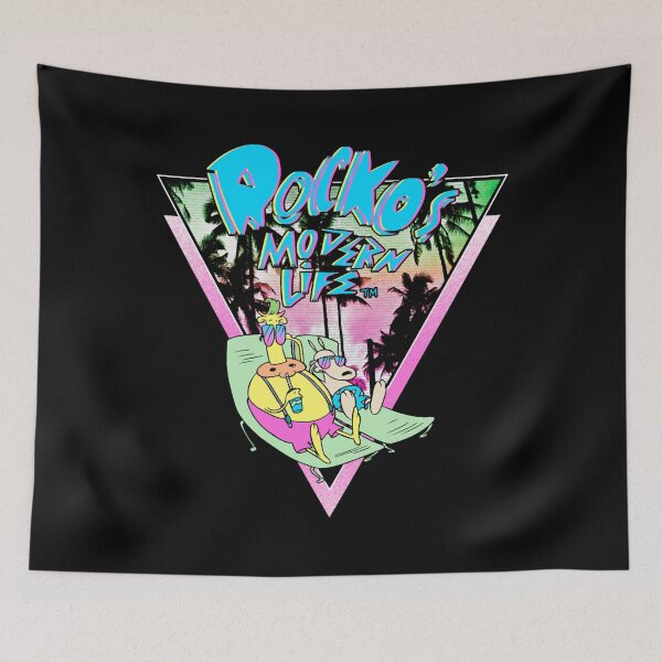 Item preview, Rocko_s Modern Life Rocko And Heffer Tropical Logo Classic designed and sold by Corbinee.