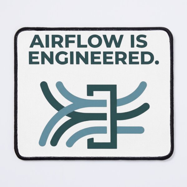 Item preview, Airflow Is Engineered HVAC Engineer Ventilation Design designed and sold by Amr Darwish Graphic designer.