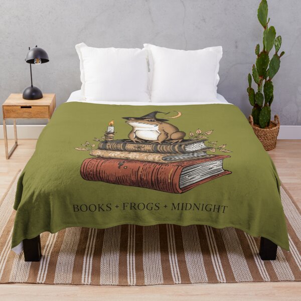 Item preview, Book Lover Frog and Midnight Magic designed and sold by ChicTrendz.
