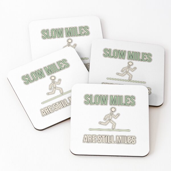 Item preview, Slow Miles Are Still Miles Running designed and sold by WildEmberGoods.