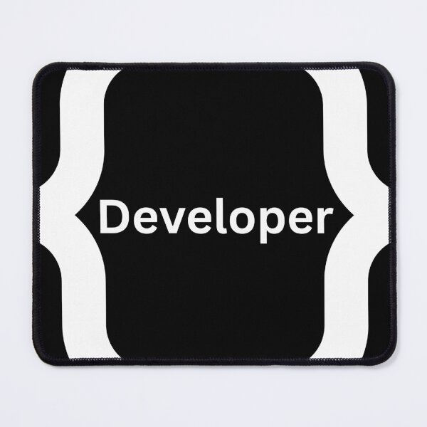 Item preview, Developer Minimalist Curly Brackets Web Coding designed and sold by dlgrowthmedia.
