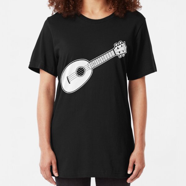 Pineapple Ukulele Slim Fit T-Shirt