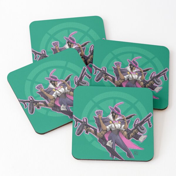 Item preview, Four Armed Gunslinger With Magical Playing Cards designed and sold by ColinAvery0.