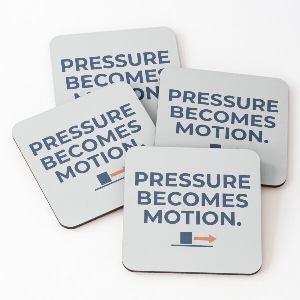 Item preview, Pressure Becomes Motion Hydraulic Engineer Fluid Power Design designed and sold by Amr Darwish Graphic designer.
