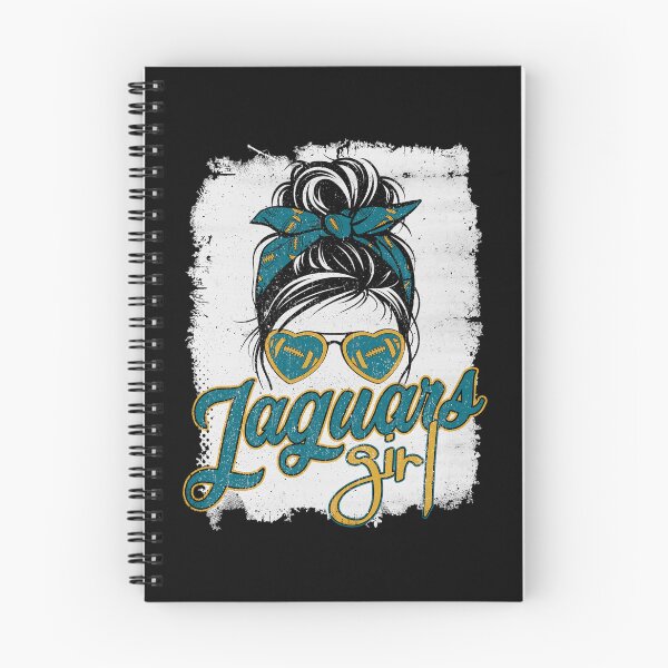 Item preview, Vintage Jaguars Girl Messy Bun Distressed Jacksonville Football designed and sold by Floral Vintage.