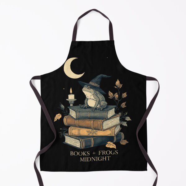 Item preview, Dark Academia Frog and Vintage Books designed and sold by ChicTrendz.