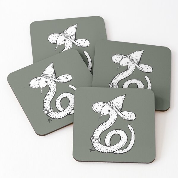 Item preview, Snake Witch - Black and White designed and sold by heymichah.