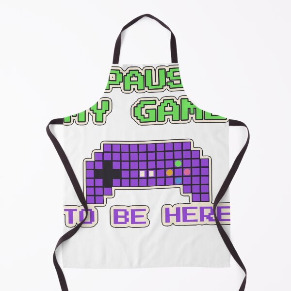 Item preview, I Paused My Game Funny Gamer Pixel Art designed and sold by WildEmberGoods.
