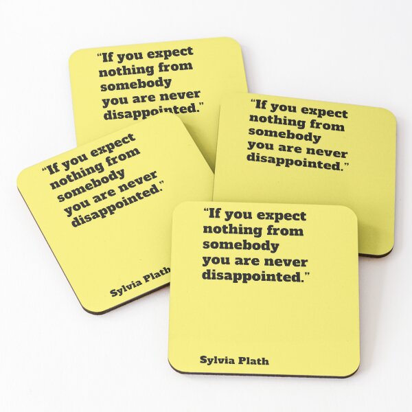 Item preview, Sylvia Plath quote typography poster minimalism designed and sold by Mauswohn.