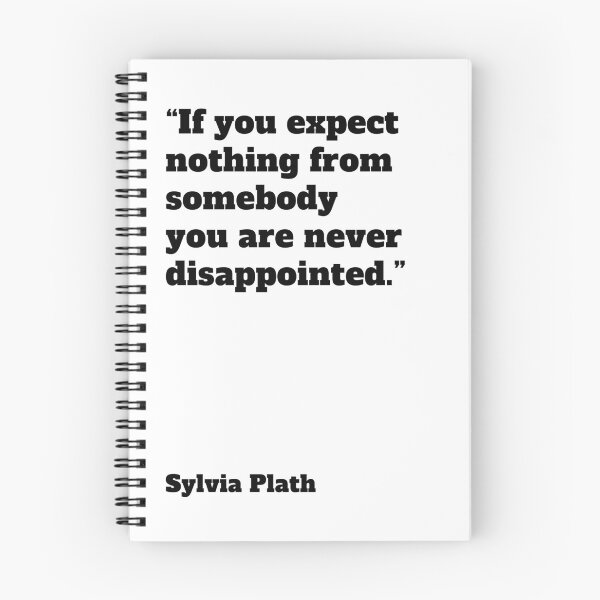 Item preview, Sylvia Plath quote typography poster minimalism designed and sold by Mauswohn.