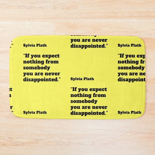 Item preview, Sylvia Plath quote typography poster minimalism designed and sold by Mauswohn.