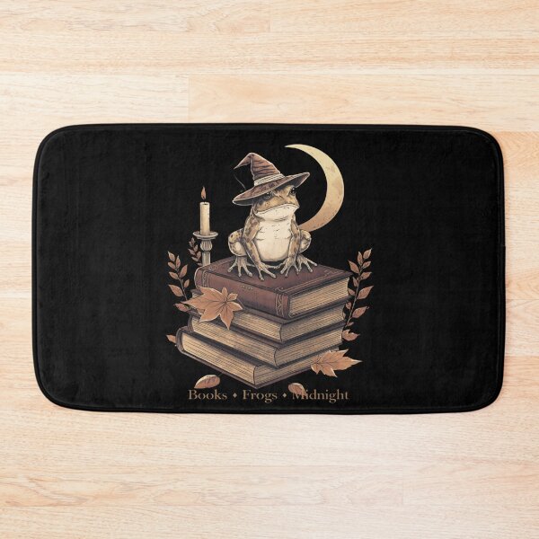 Item preview, Cozy Gothic Frog with Candlelight designed and sold by ChicTrendz.