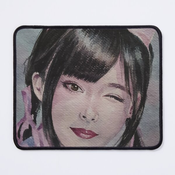 Item preview, Winking Nurse Watercolor Portrait designed and sold by SlavaArt.