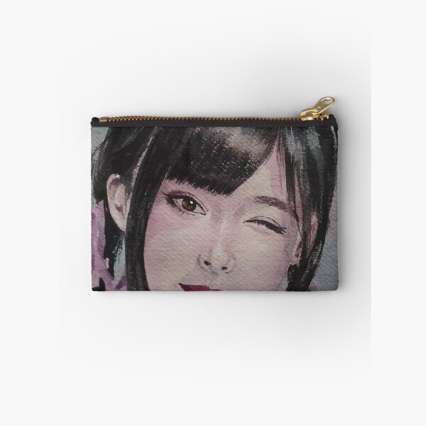 Item preview, Winking Nurse Watercolor Portrait designed and sold by SlavaArt.