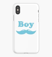 boy gender reveal iPhone Case