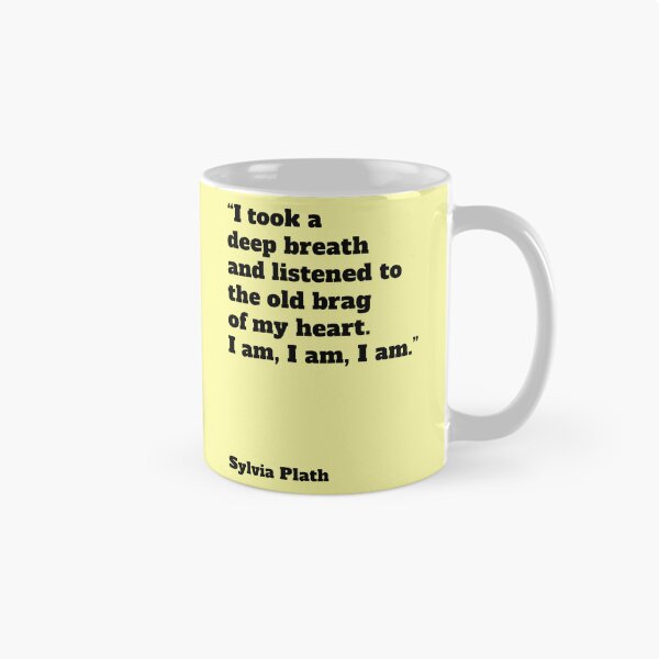 Item preview, Sylvia Plath Heart Quote Typography Art designed and sold by Mauswohn.