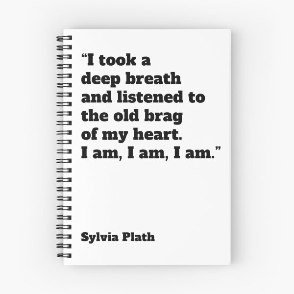 Item preview, Sylvia Plath Heart Quote Typography Art designed and sold by Mauswohn.