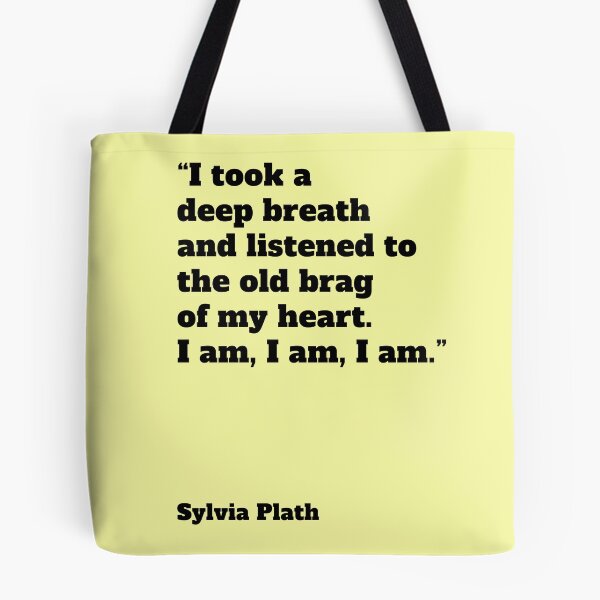 Item preview, Sylvia Plath Heart Quote Typography Art designed and sold by Mauswohn.