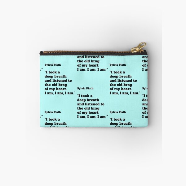 Item preview, Sylvia Plath Heart Quote Typography Art designed and sold by Mauswohn.