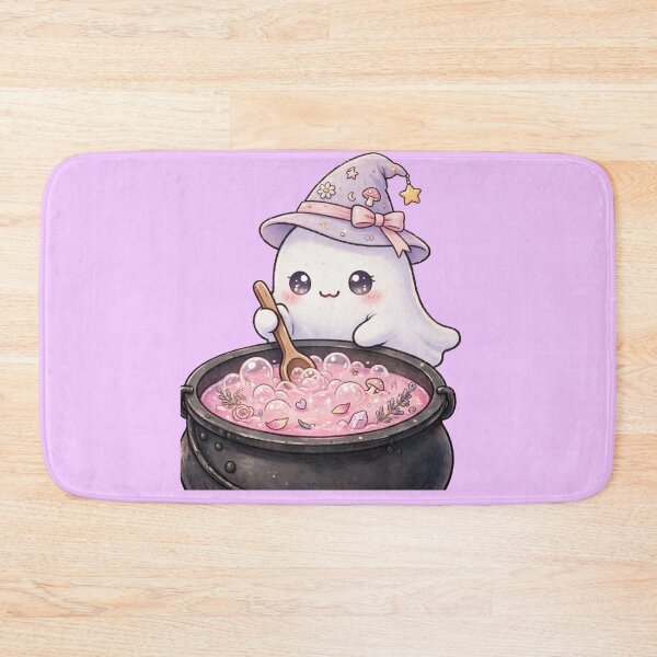 Item preview, Cute Pastel Ghost Brewing Pink Love Potion designed and sold by Artistprinter.