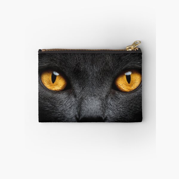 Item preview, Black cat with golden eyes designed and sold by KNBS.