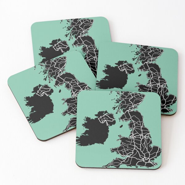 Item preview, UK map United Kingdom Europe designed and sold by MapsByLeo.