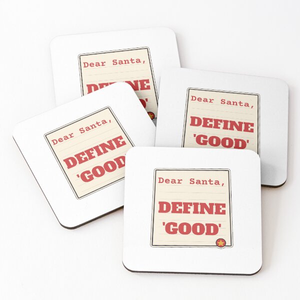 Item preview, Dear Santa Define Good Funny Christmas Letter designed and sold by WildEmberGoods.