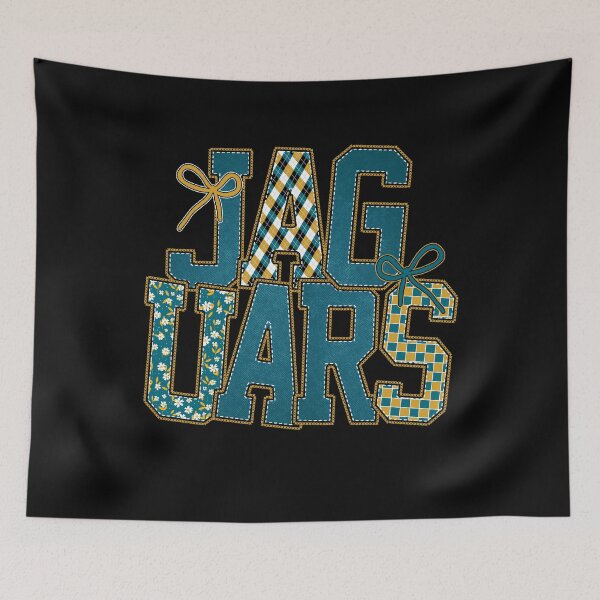 Item preview, Jaguars Floral Coquette Denim-effect designed and sold by RockTheFeal.