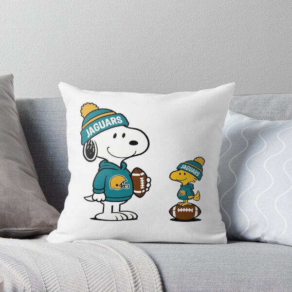 Item preview, Snoopy & Woodstock Jacksonville Jaguars Football Retro F848 designed and sold by GLUVY-THEME.