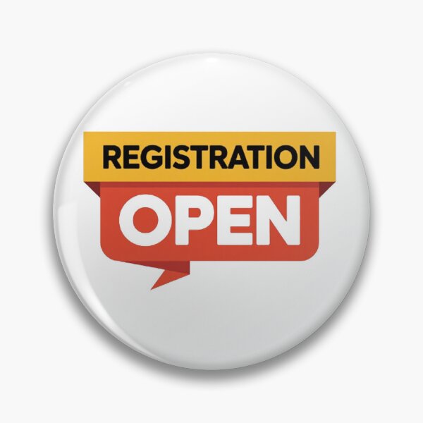 Item preview, Registration Open Sign Bold Business Announcement  designed and sold by Craft99.