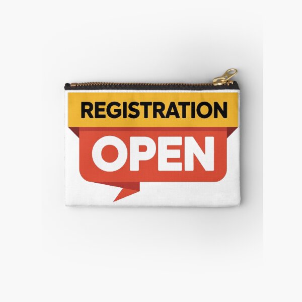 Item preview, Registration Open Sign Bold Business Announcement  designed and sold by Craft99.
