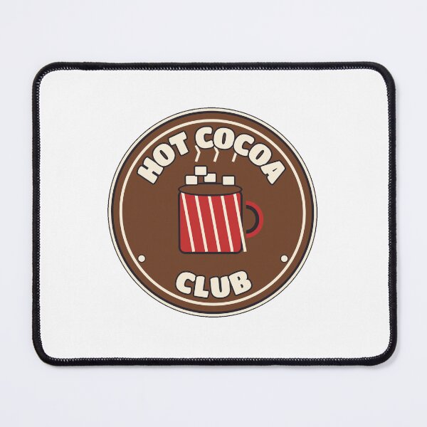Item preview, Hot Cocoa Club Retro Winter Badge designed and sold by WildEmberGoods.