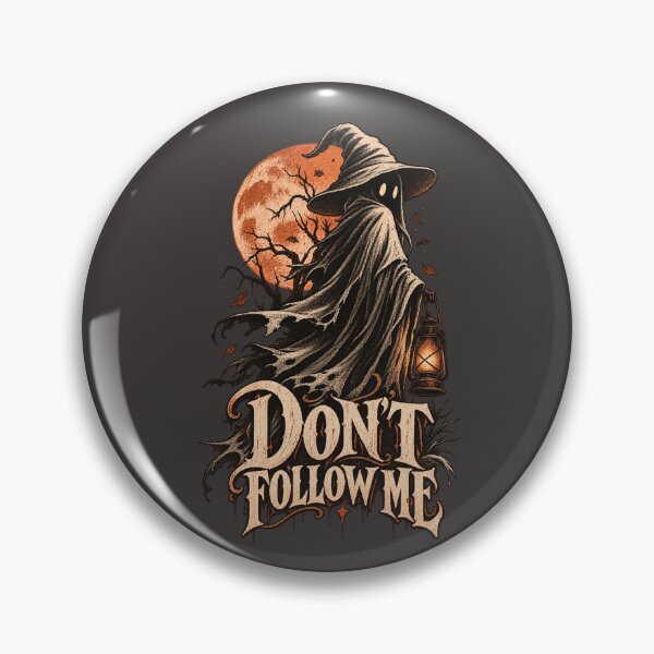 Item preview, Don't Follow Me – Creepy Shadow Figure Gothic Horror Halloween Gifts designed and sold by 1DreamerShop.
