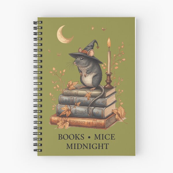 Item preview, Halloween Mouse with Antique Books designed and sold by ChicTrendz.