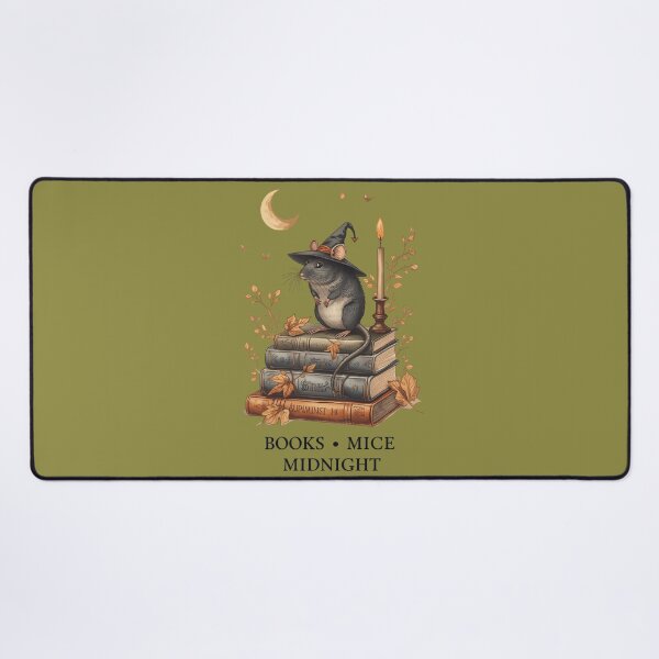 Item preview, Halloween Mouse with Antique Books designed and sold by ChicTrendz.